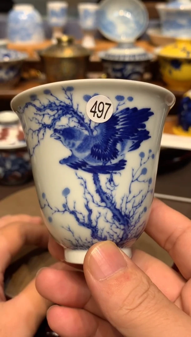 雲*497青花杯子lf101