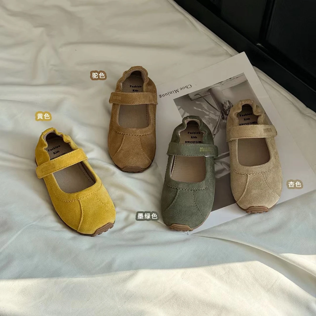 儿童勃肯鞋女童秋季新款女童皮鞋单鞋韩版软底宝宝鞋子宝宝小皮鞋