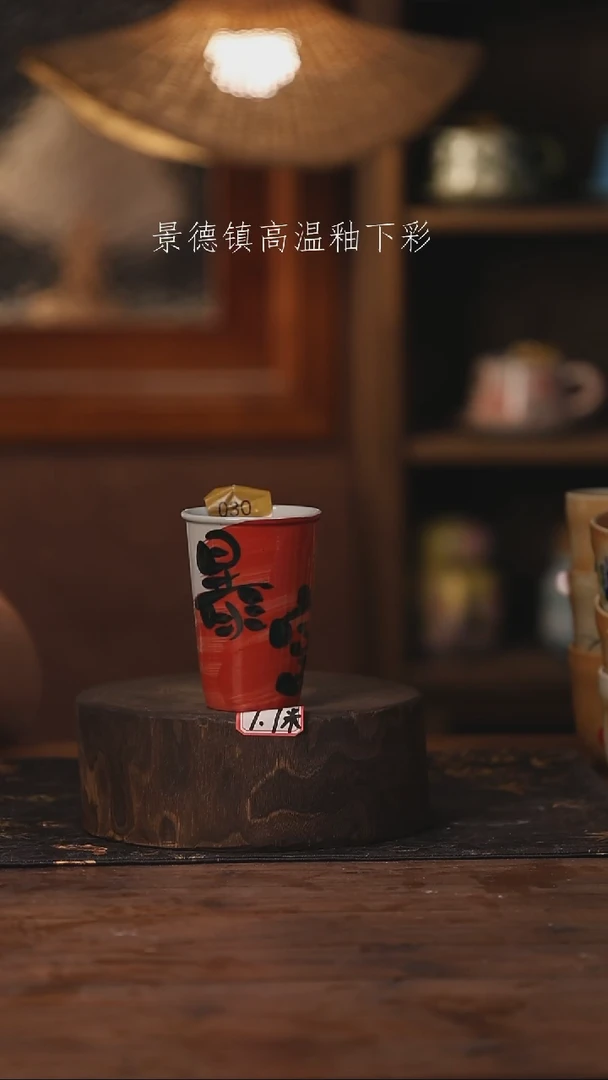 陶瓷景德镇高温釉下手绘陶瓷030