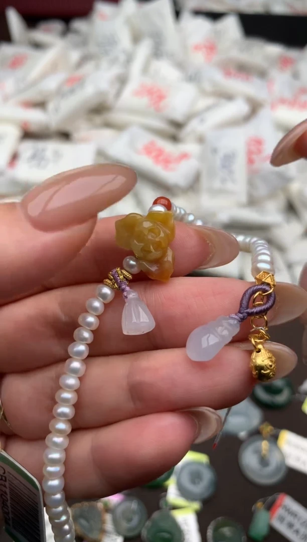 【闪购商品】翡翠手链银S925镶嵌一