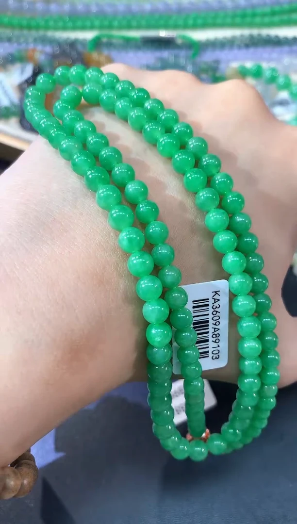 未镶嵌手串翡翠A599|39800