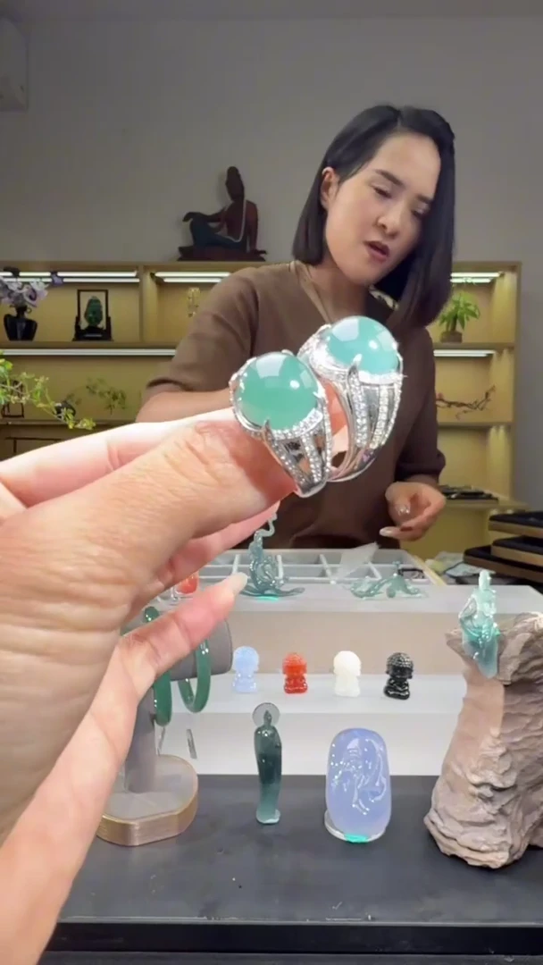 未镶嵌戒指翡翠戒指（多样性发其一）