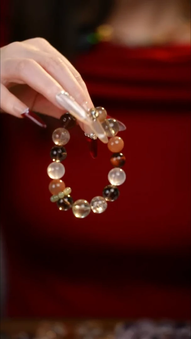 未镶嵌手串水晶茶水晶 白水晶