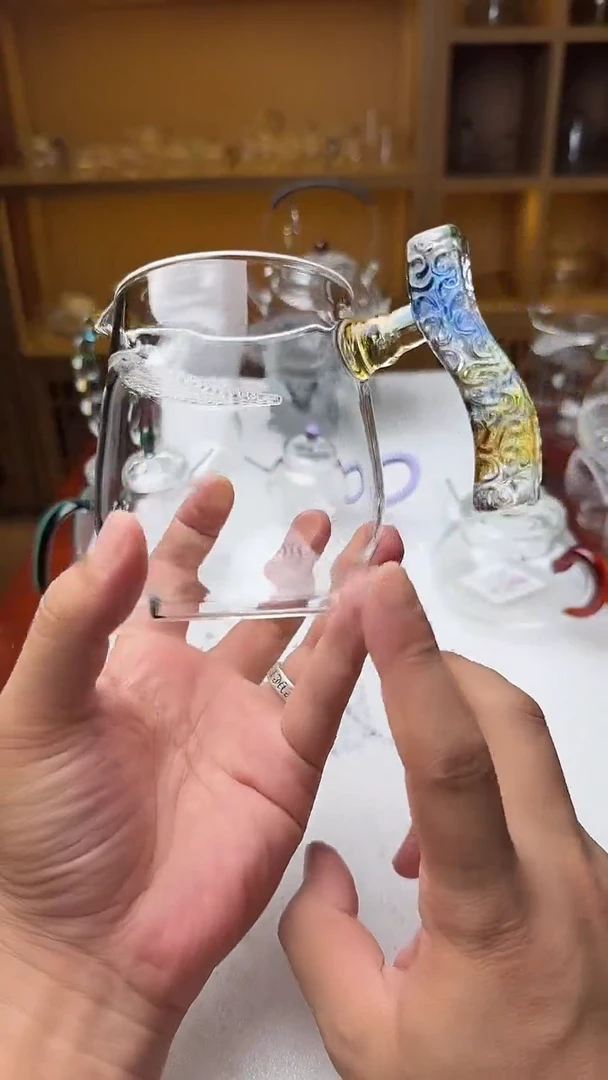 玻璃丰然琉璃公道杯