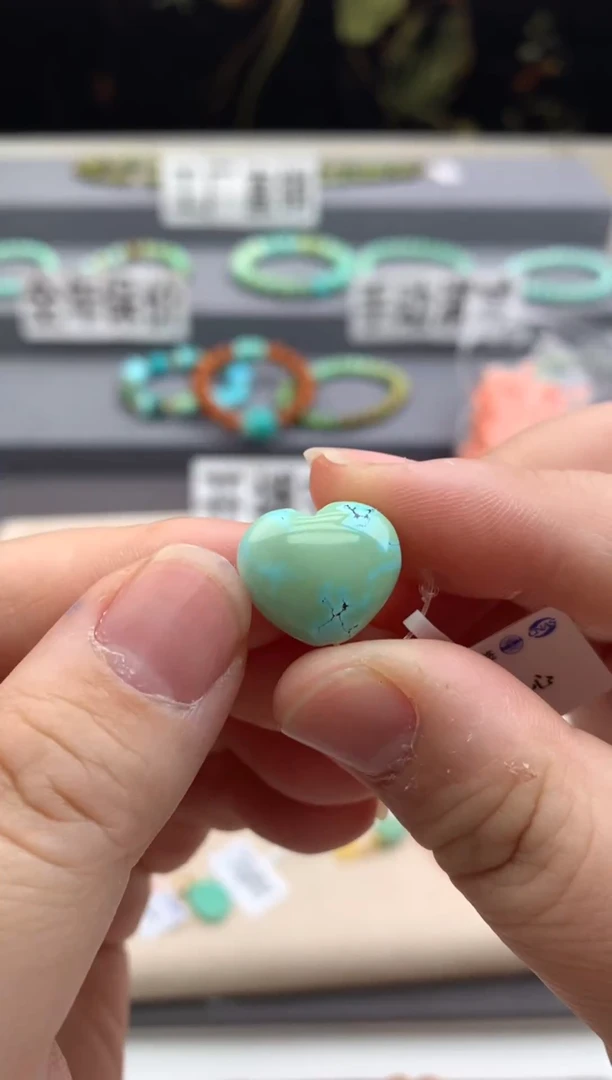 未镶嵌绿松石单珠C65