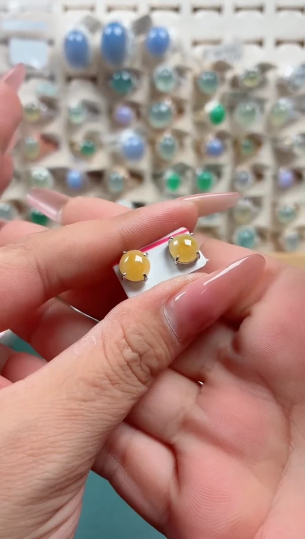 银S925镶嵌戒指翡翠.