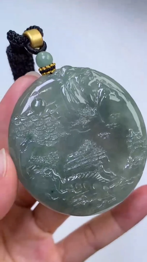 未镶嵌挂件翡翠301975