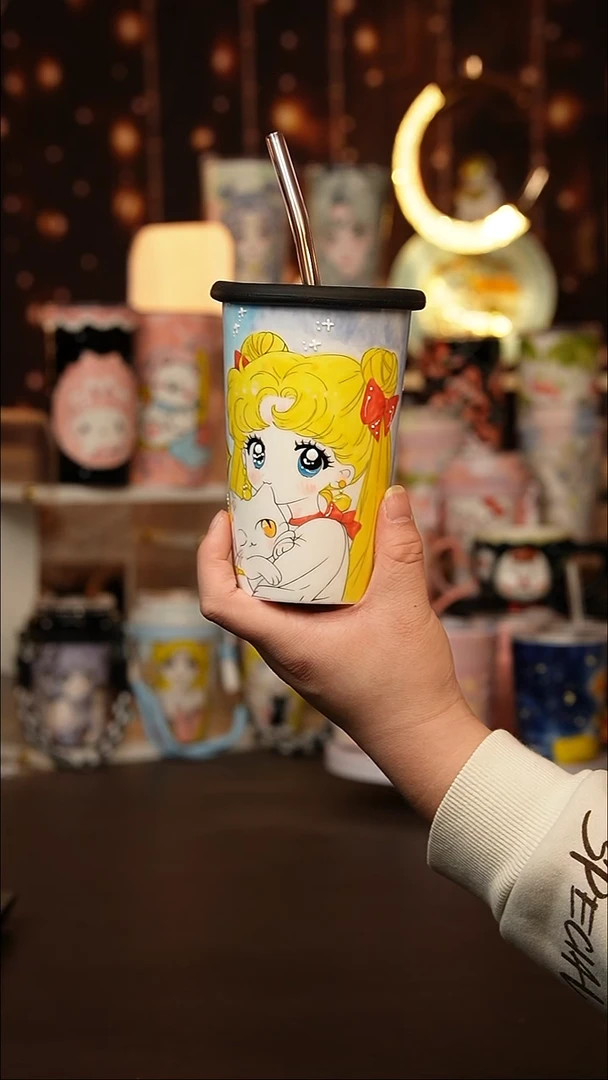 （玉泥）景德镇手工手绘文创陶瓷杯