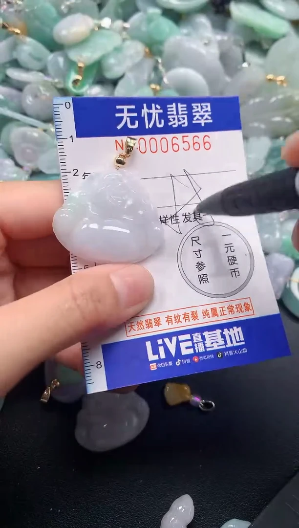 颈饰未镶嵌翡翠6566