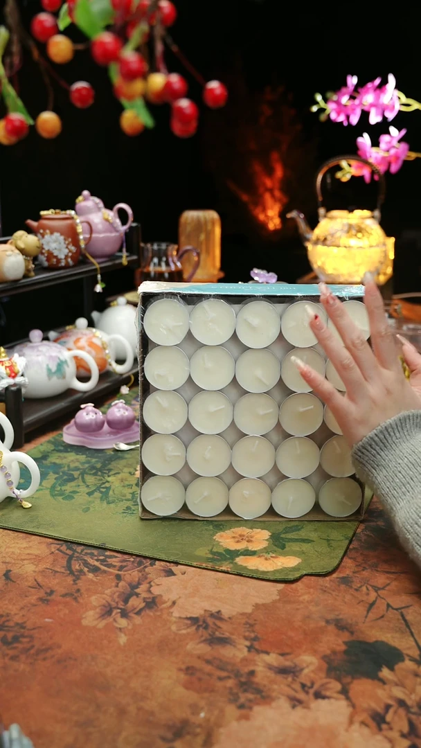 【闪购商品】植物蜡烛4小时100颗茶蜡烛