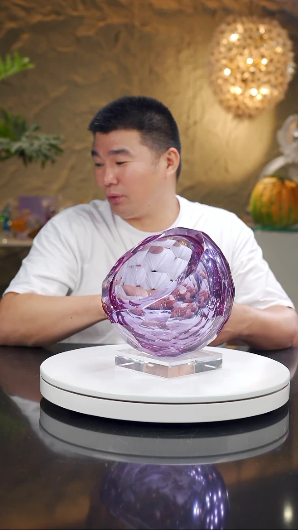 福利紫罗兰色切面果碗