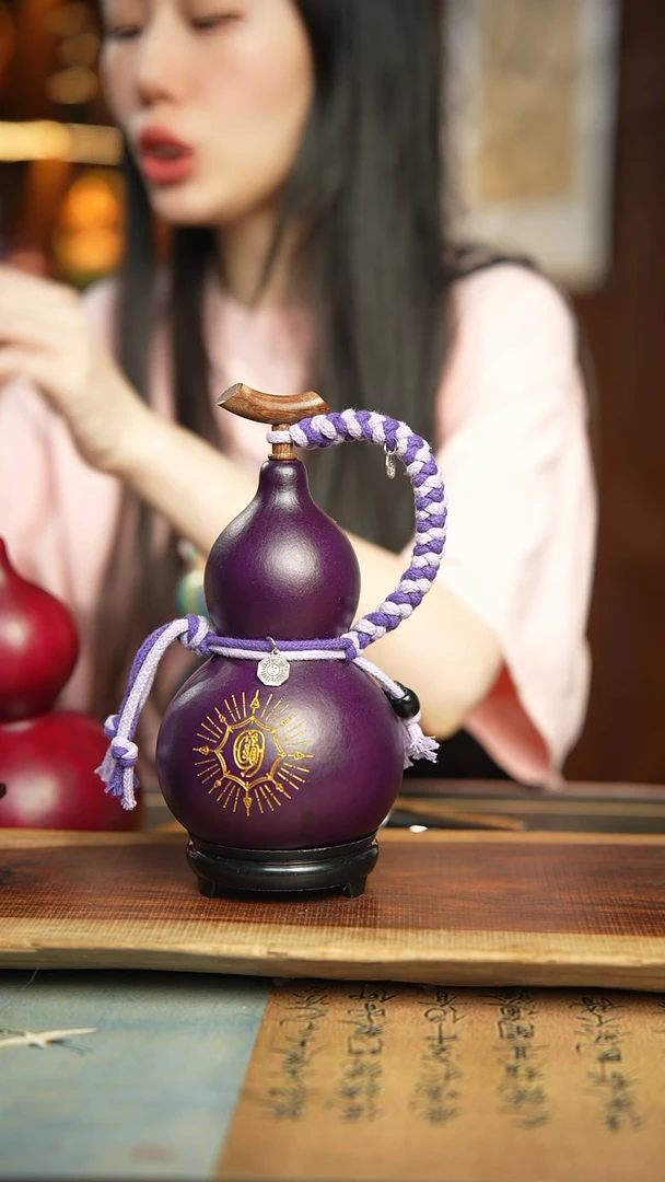 376号500ml左右非遗大漆酒葫芦