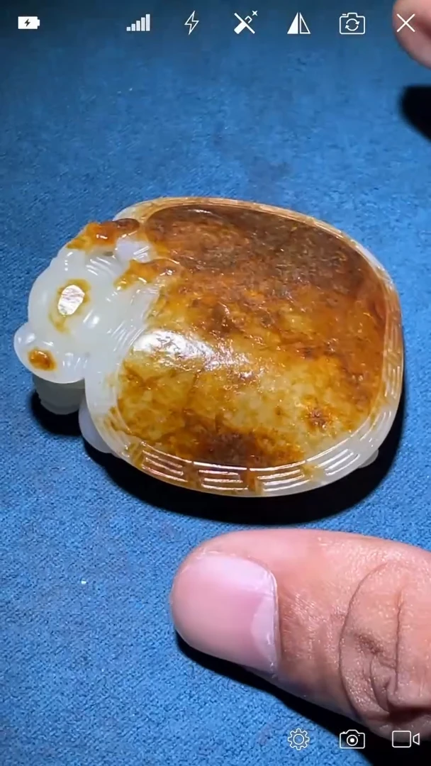 未镶嵌和田玉把件h    龙龟