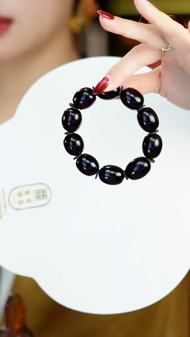 【闪购商品】琥珀颈饰未镶嵌16mm翳珀枣珠12颗