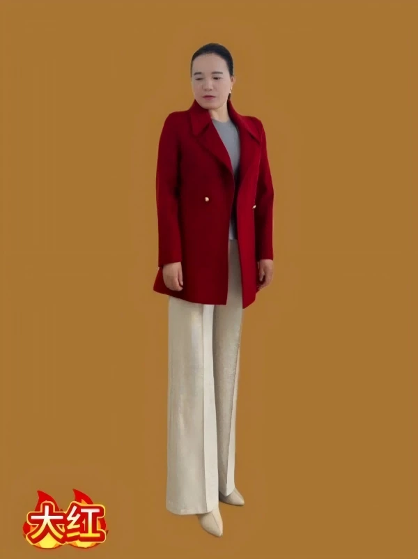 286款羊绒双面呢修身大衣经典高端显腰身时尚百搭毛呢女装外套