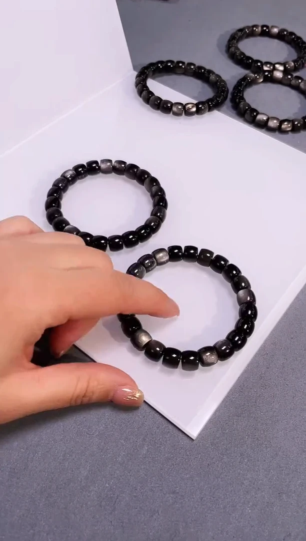 未镶嵌黑曜岩套链9/077多样性发一件