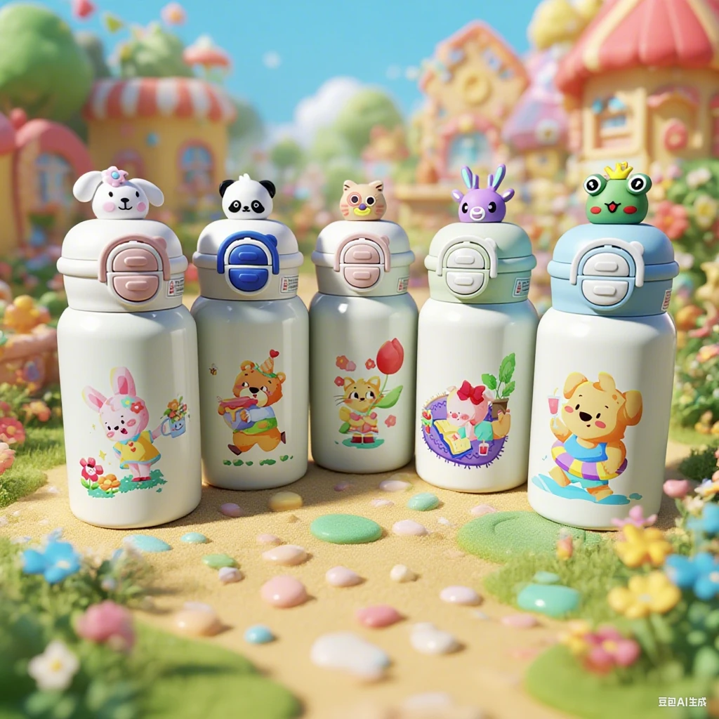 设计师新款2025儿童水杯保温杯316不锈钢学生3-6岁幼儿园大容量孩