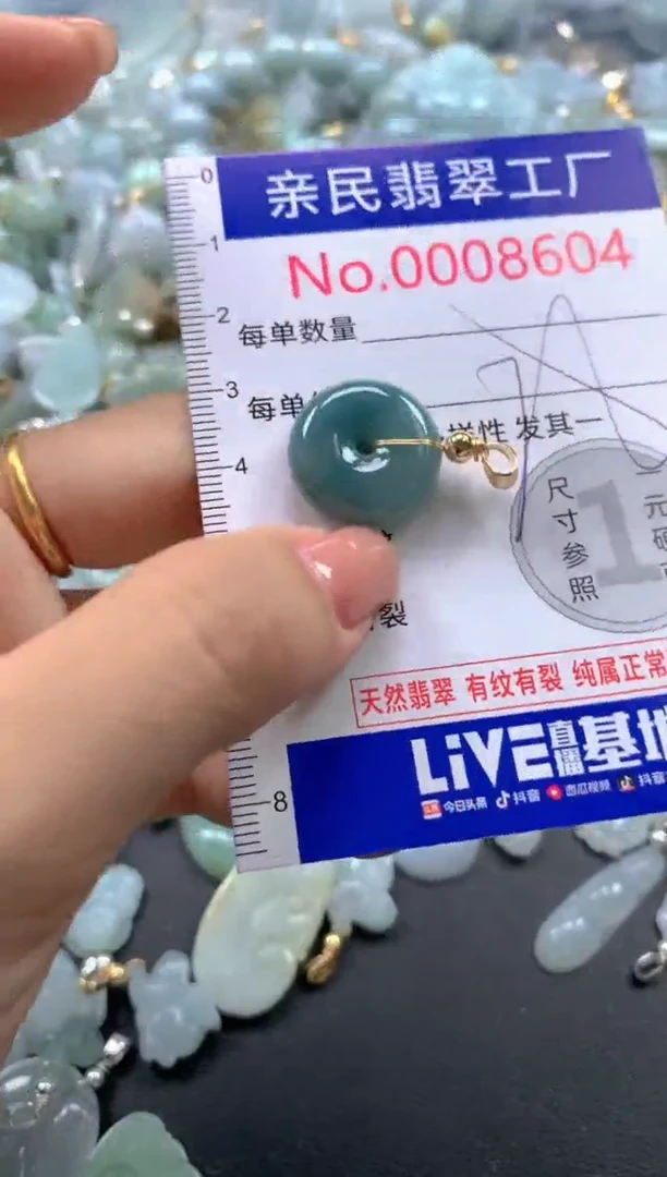颈饰未镶嵌翡翠8604