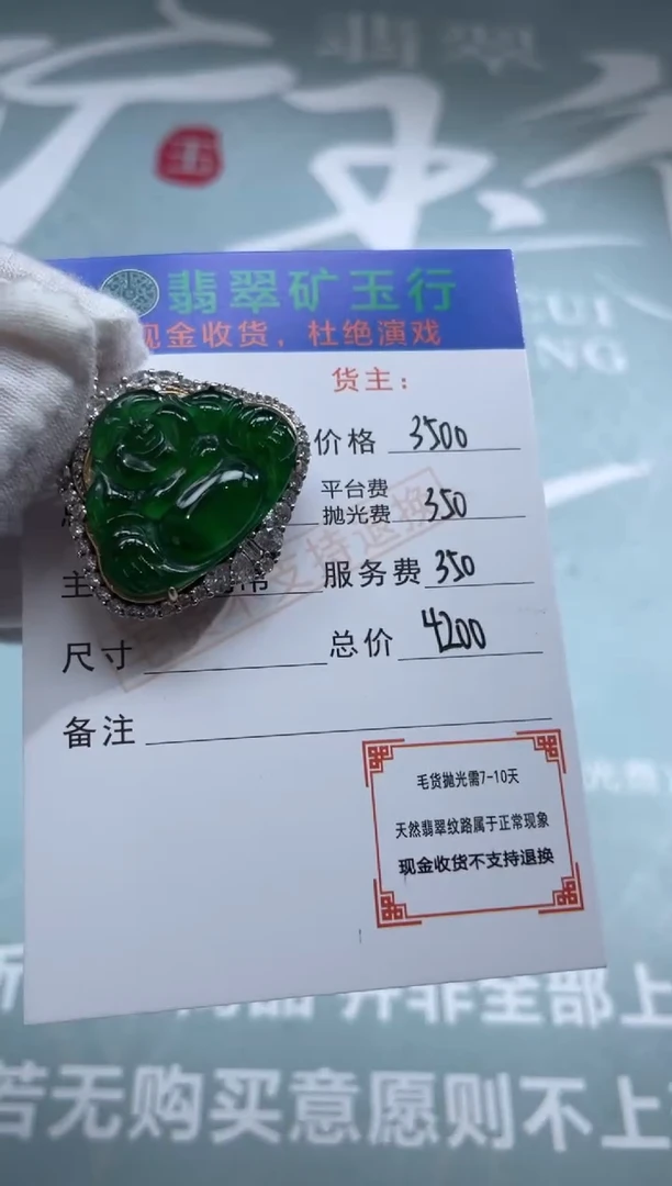 颈饰银S925镶嵌翡翠忆**！-净货