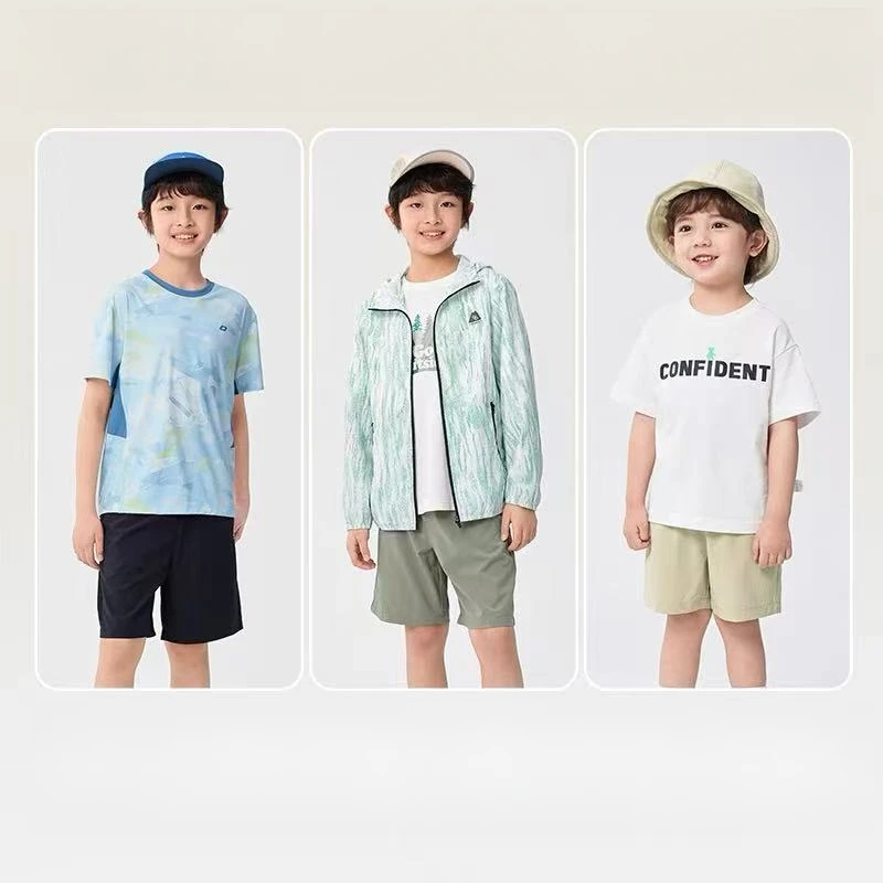 撤柜!巴男童夏季薄款运动透气休闲速干短裤9114