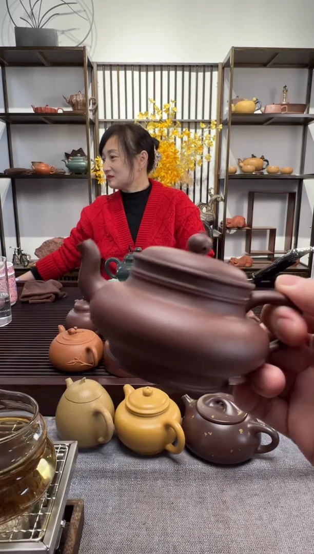 【闪购商品】紫砂茶壶紫泥明园壶220CC
