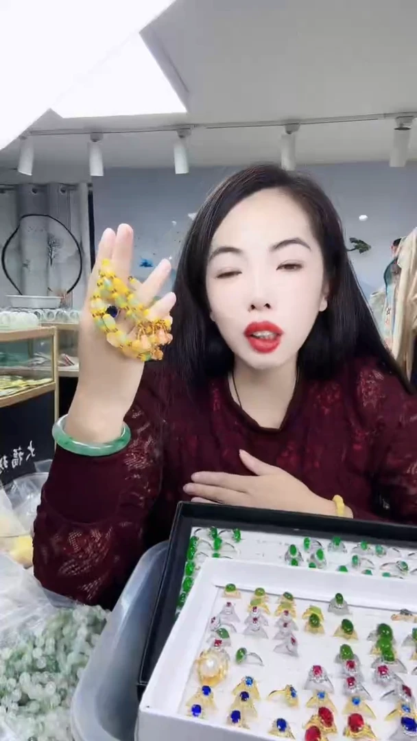 未镶嵌东陵石手链东陵玉手链