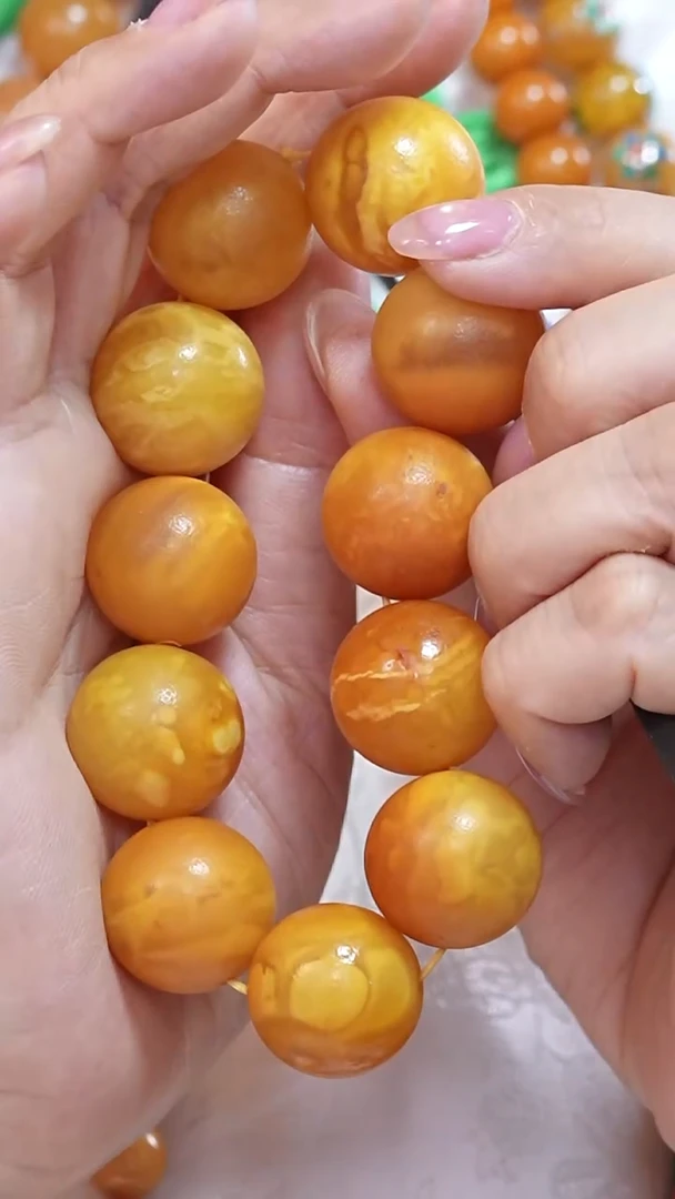 蜜蜡颈饰未镶嵌7155天然蜜蜡珠宝奇石云端妖孽全部保真