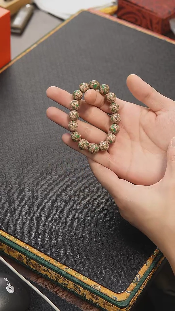 【闪购商品】宫皇顺大漆工艺12mm手串