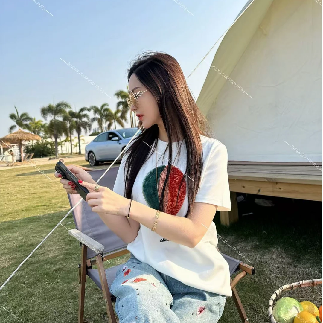 飞儿【气球T恤】2025新款轻奢百搭时尚女款短袖T恤