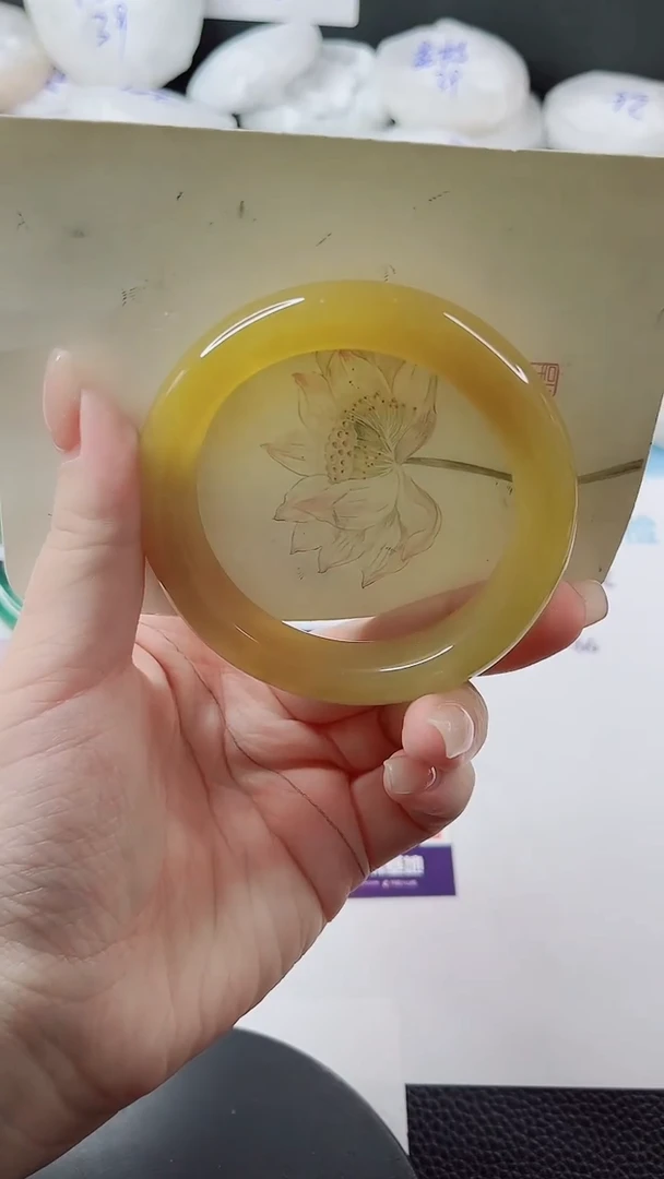 未镶嵌手镯石英质玉多样性发货L167
