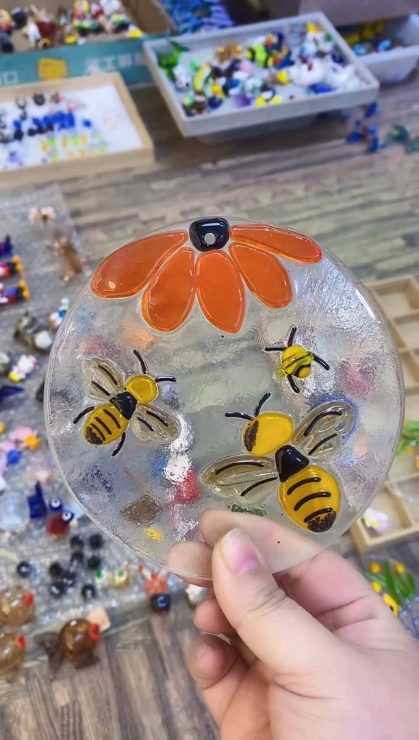 【闪购商品】琉璃手工艺品蜜蜂片片