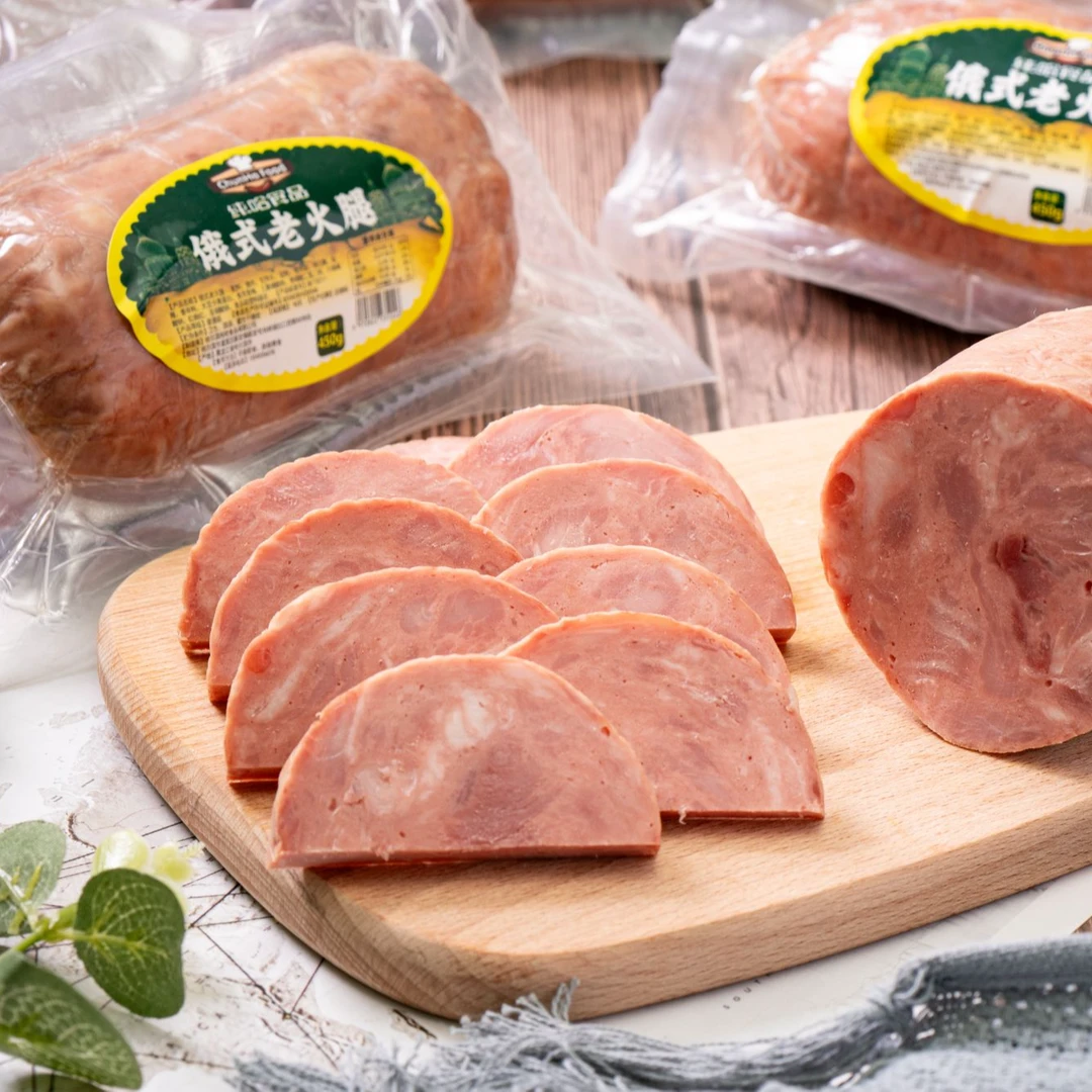 果木熏烤-老式肠纯瘦腱子肉烟熏精瘦肉俄式老火腿450克A