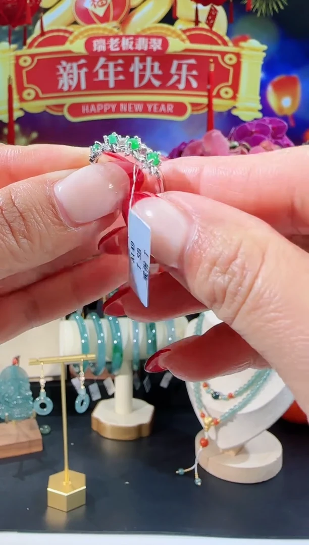 【闪购商品】翡翠戒指合金戒指多样性发一