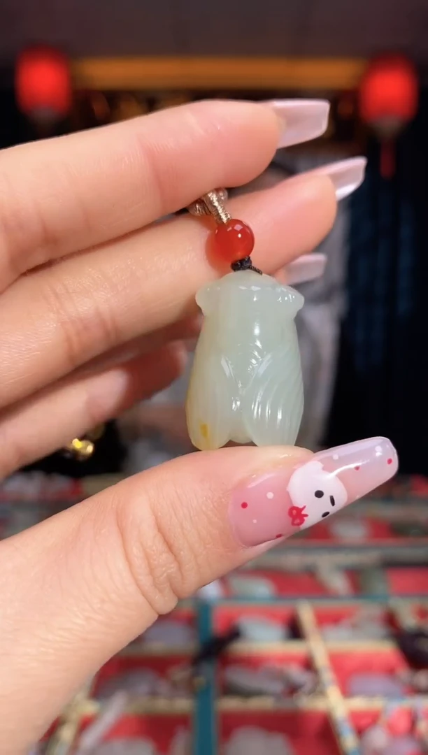 【闪购商品】和田玉颈饰未镶嵌蝉