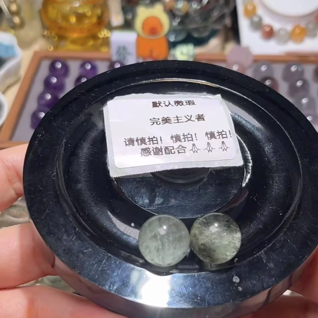 天然辰砂【砡铭珠宝】天然莫奈幽灵单珠