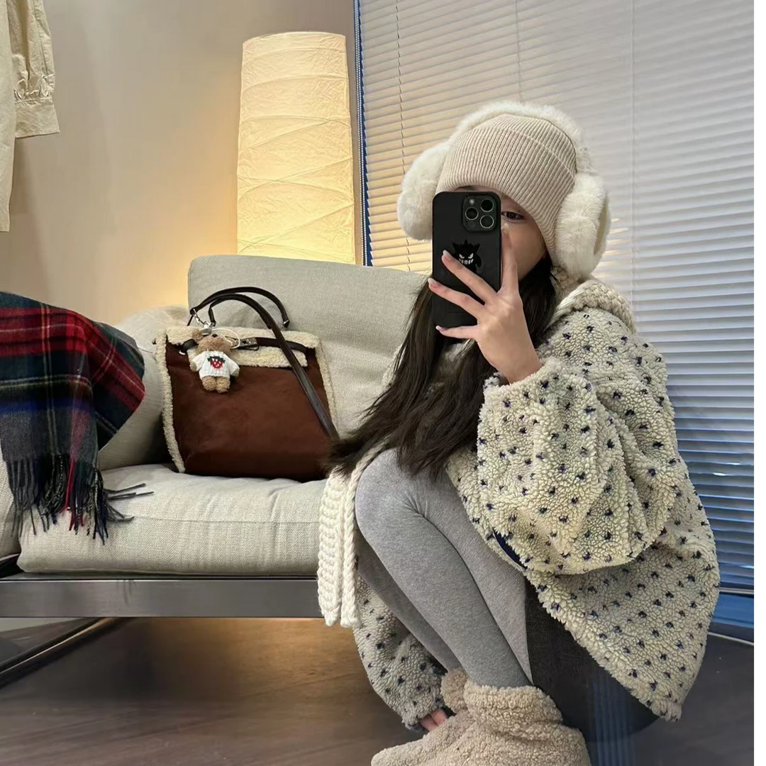 【GOGO】韩国正品代购 basket摇粒绒卫衣 no退换