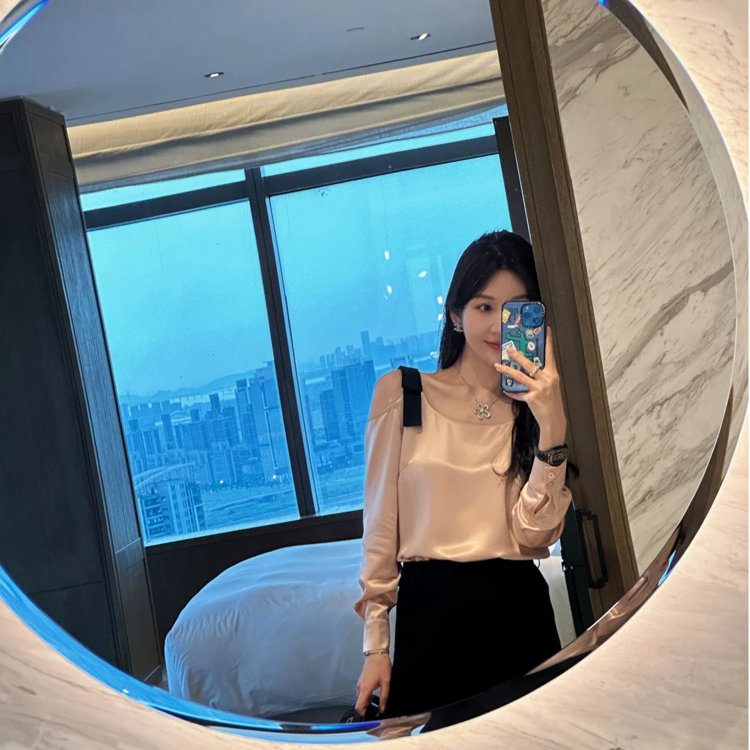 希娜 设计师款醋纤气质吊带