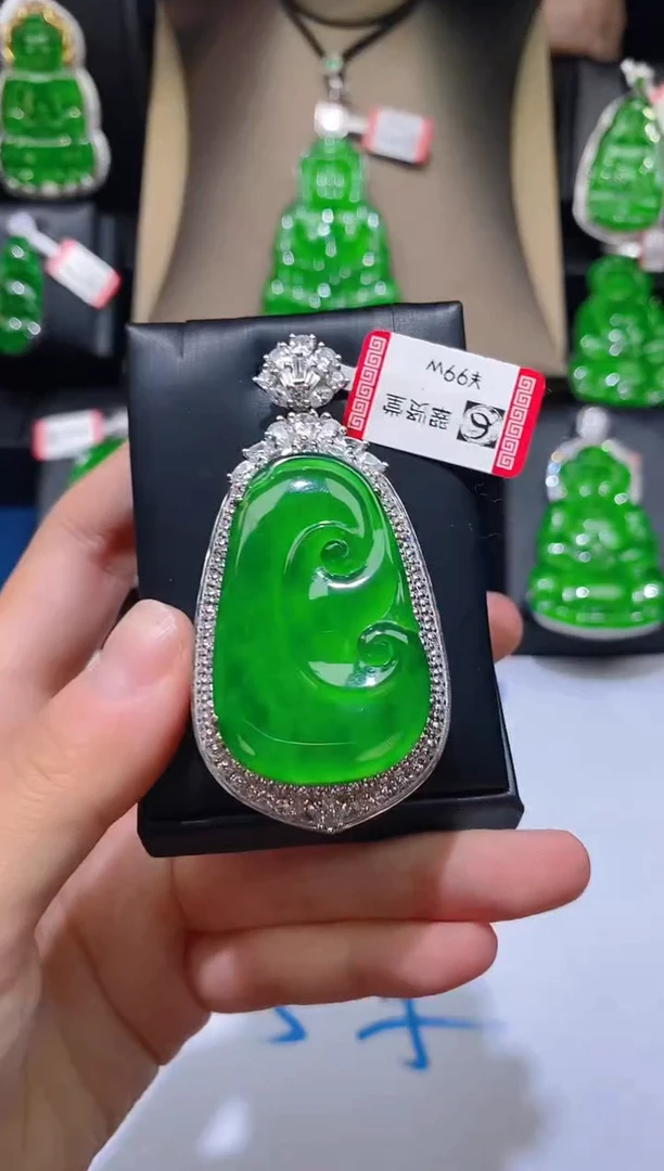 【闪购商品】翡翠颈饰未镶嵌翡翠Q25