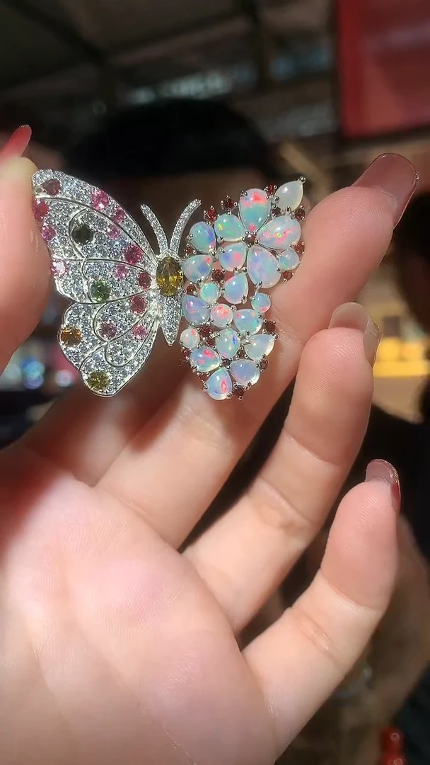 银S925镶嵌欧泊吊坠(赠链)【宝石世家严选】