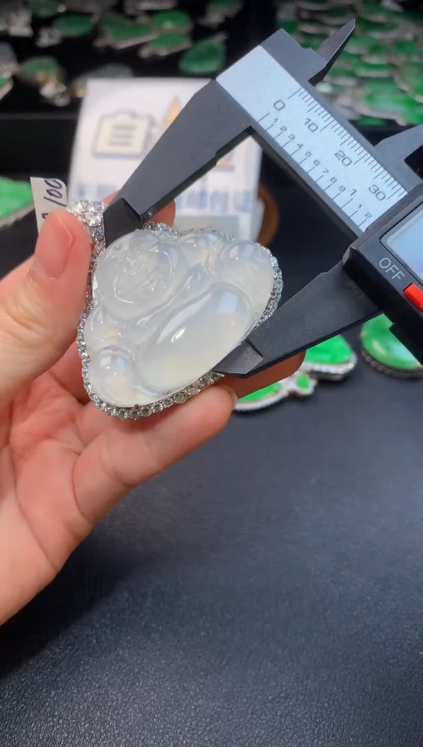 【闪购商品】翡翠颈饰银S925镶嵌翡翠