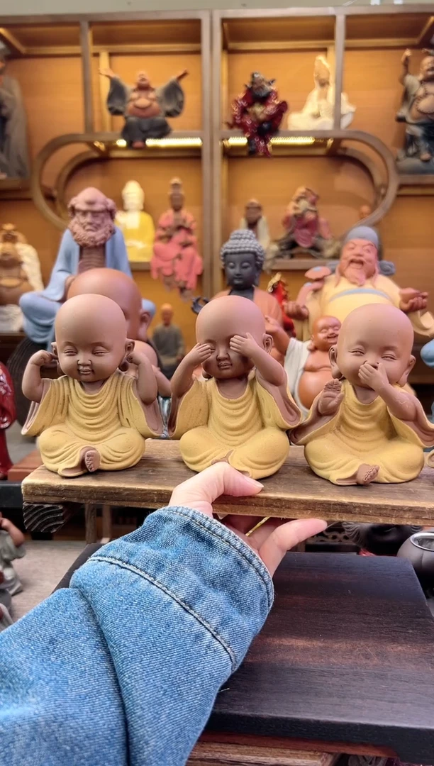 紫砂茶宠器闵茶宠摆件