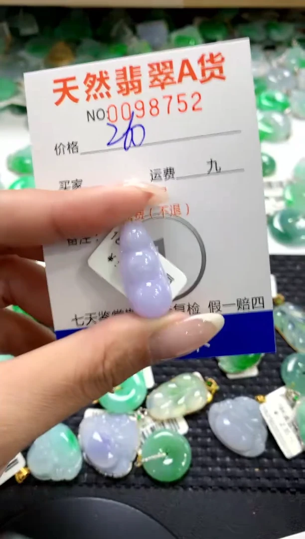 翡翠18K金镶嵌颈饰1111111111111111