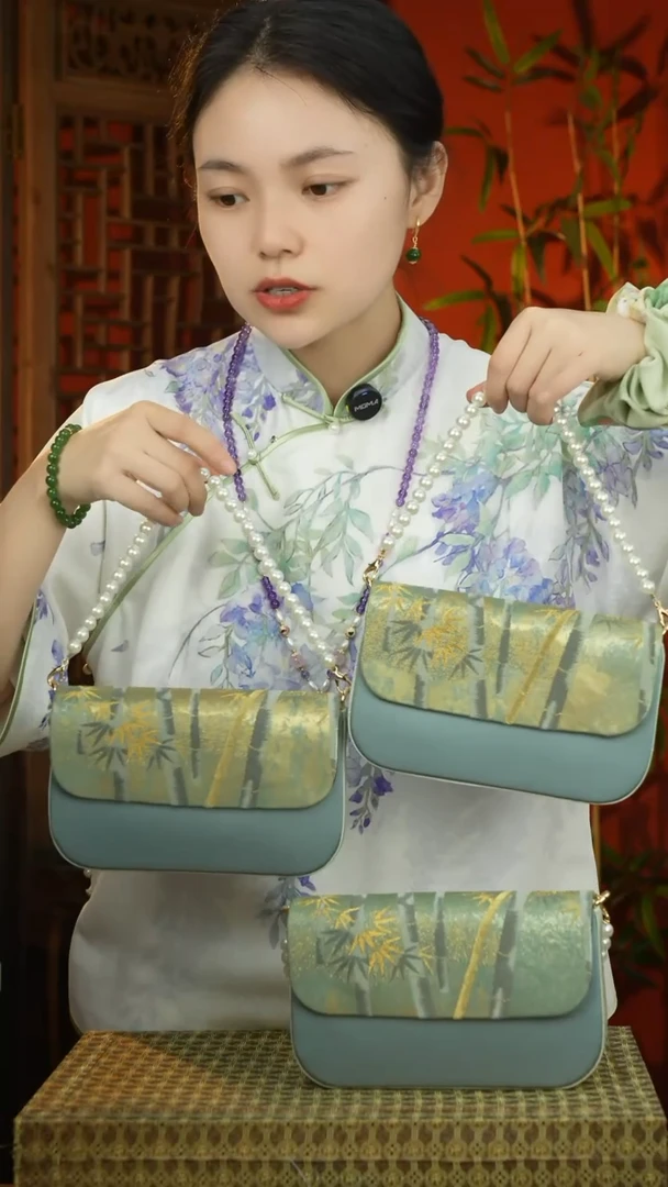 刺绣唐锦福利包包