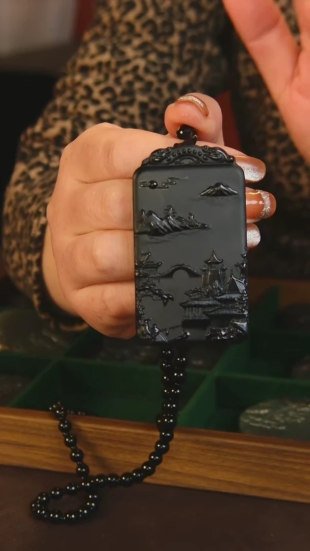 【闪购商品】和田玉（墨玉）颈饰未镶嵌和田玉（以主播展示为主）