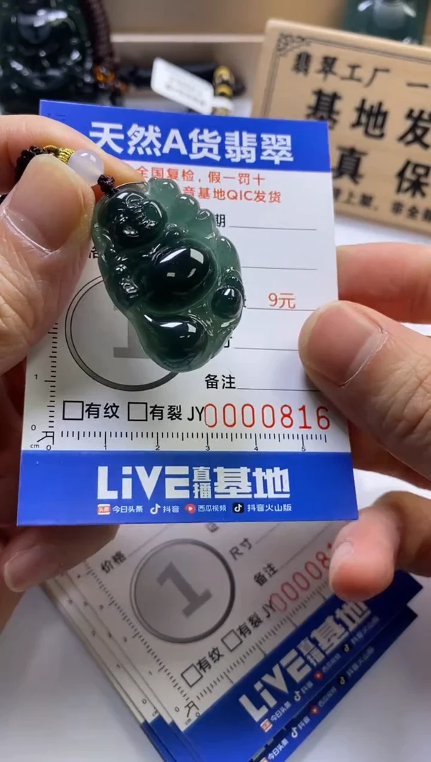 颈饰未镶嵌翡翠