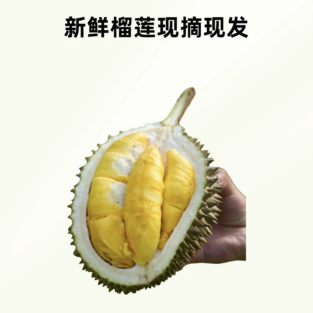 （整果）马来西亚猫山王3-3.5斤液氮冷冻新鲜、核小猫山王马来西亚