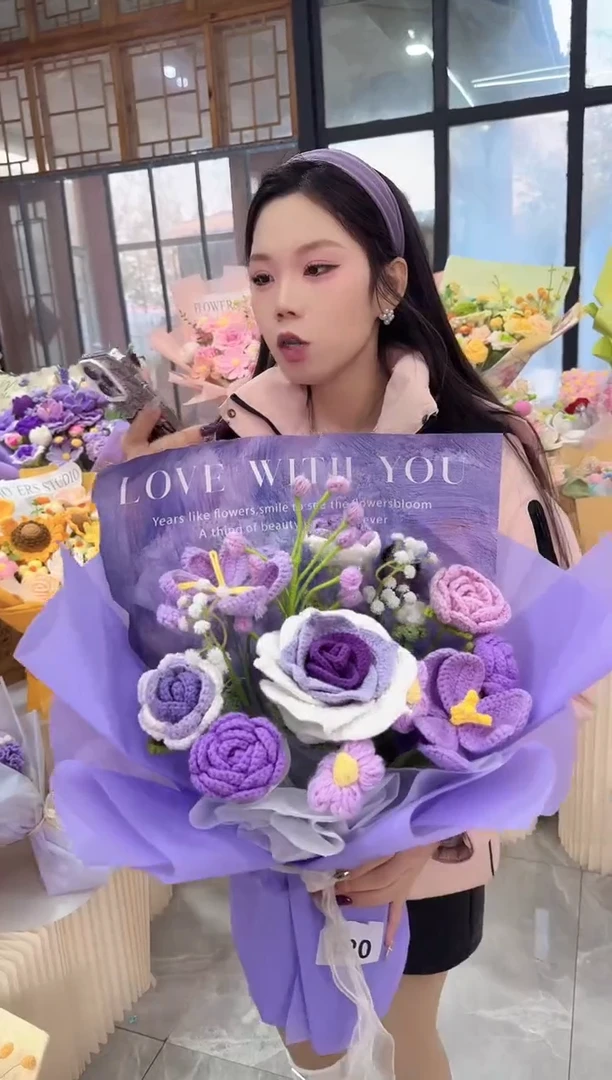 非遗手工花束，孤品清仓