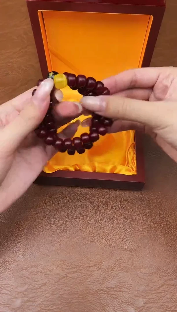 万家文玩阁红玉菩提链接@@L010
