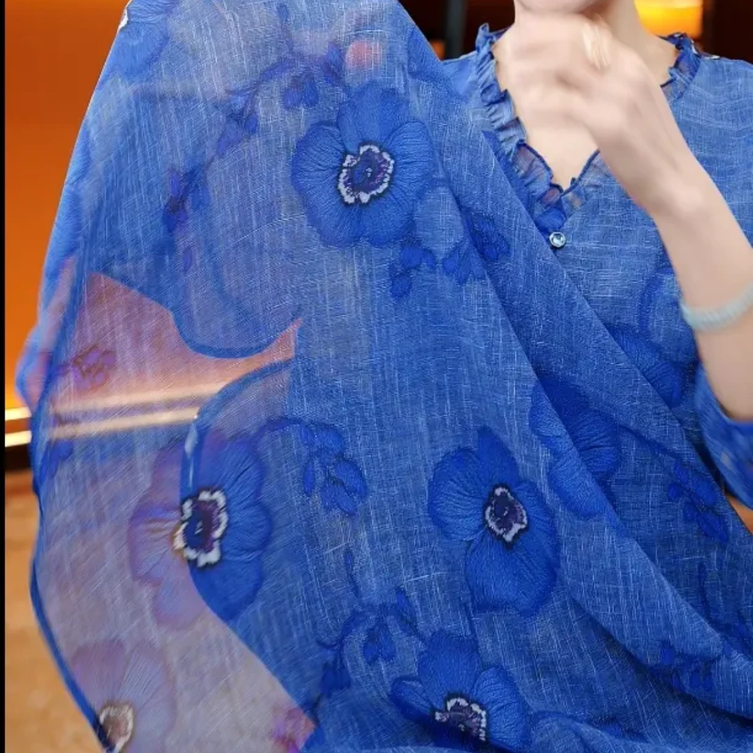 【蓝采和】2025年新款连衣裙时尚型减龄显瘦连衣裙