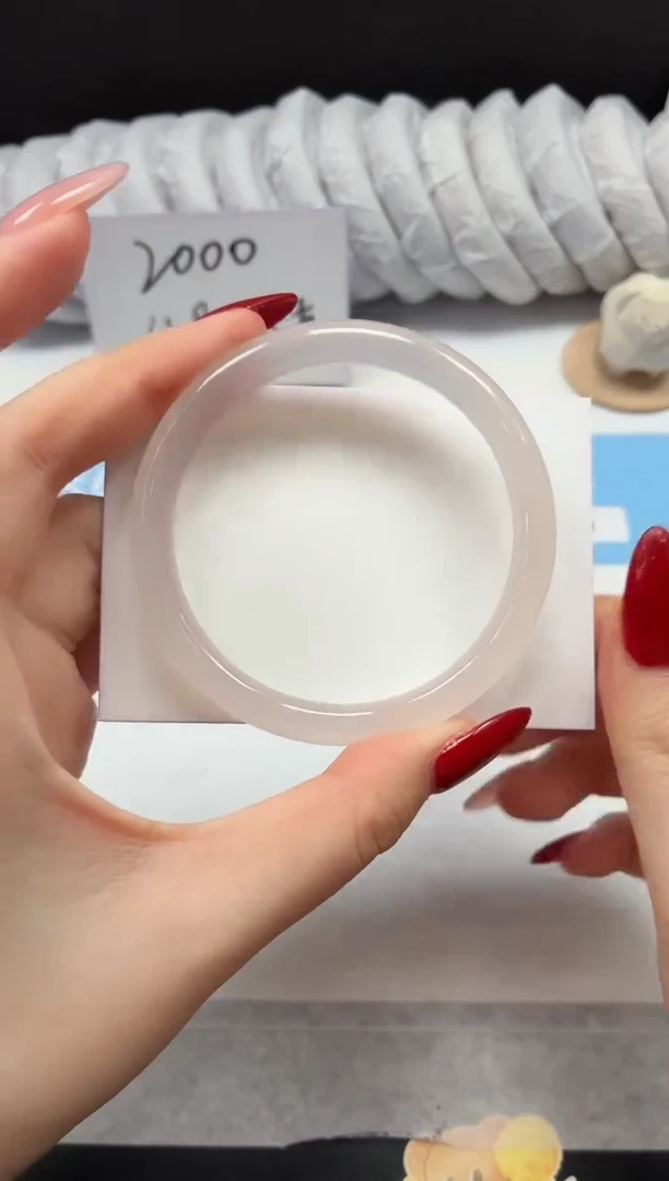 未镶嵌手镯石英质玉59/荔枝59.5